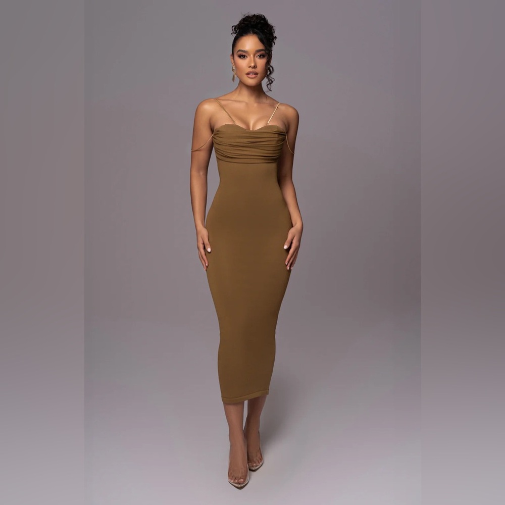 NWT Olive La Lune Drape Midi Dress